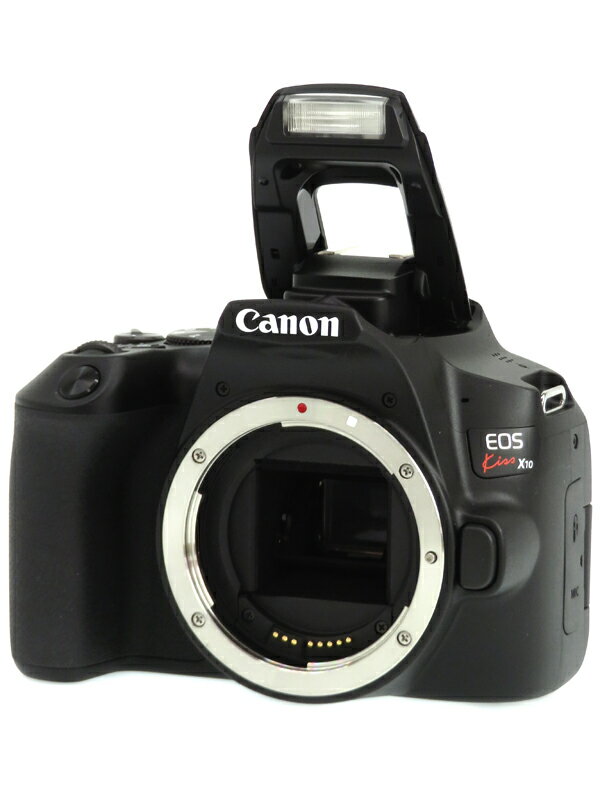 【Canon】キヤノン『EOS Kiss X10 ボディー』ブラック EF-S 2410万画素 SDXC 4K動画 デジタル一眼レフカメラ 1