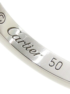 【Cartier】カルティエ『PT950 バレリーナ ウェディング リング 3Pダイヤモンド』9.5号 1週間保証【中古】b01j/h22AB