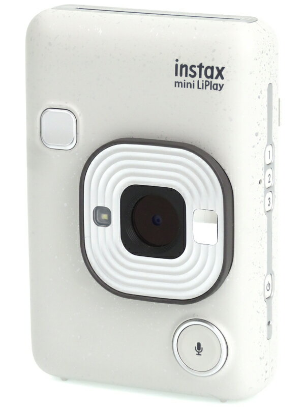 カメラ デジタルカメラ 【FUJIFILM】富士フイルム『チェキ instax mini LiPlay』ストーン 