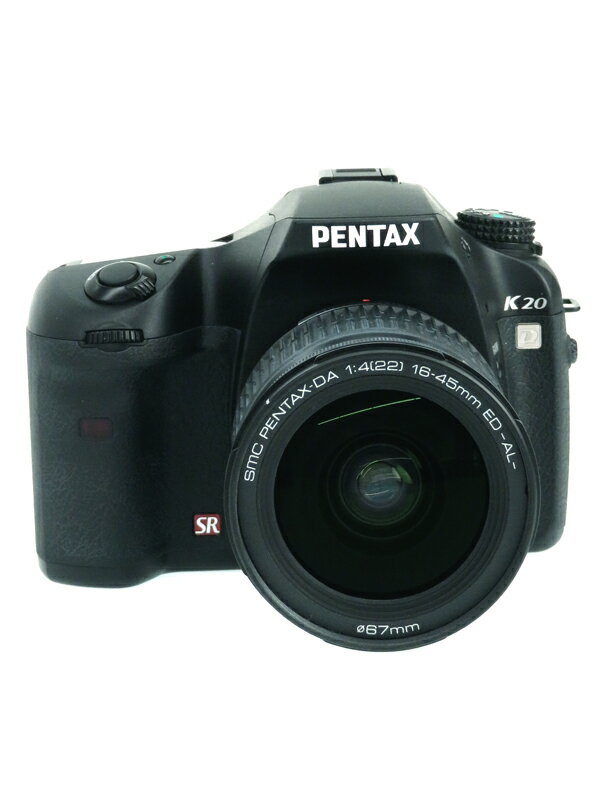 【PENTAX】ペンタックス『PENTAX K-20D レンズキット』2008年3月発売 1460万画素 APS-C デジタル一眼レフカメラ 1週間保証【中古】