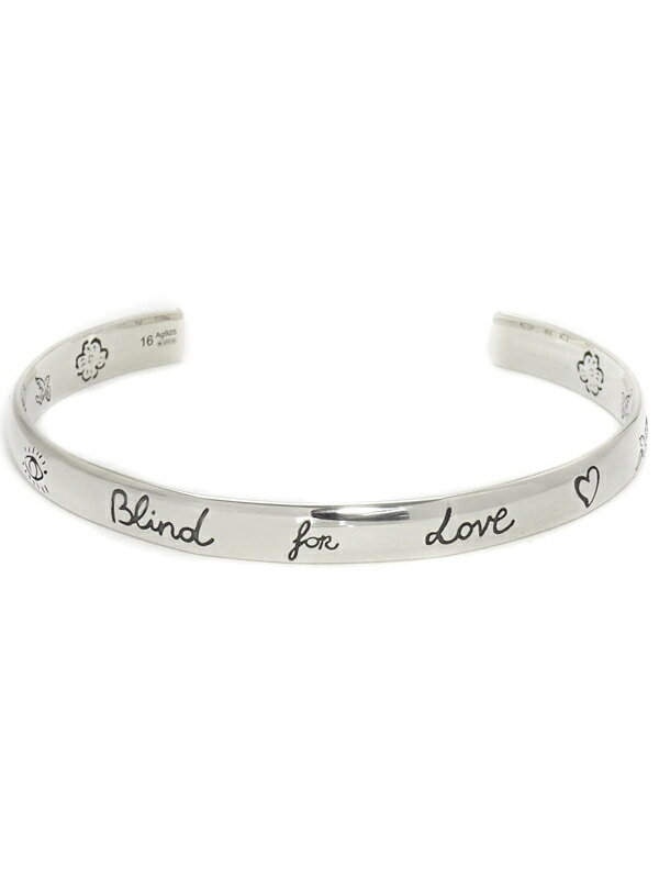 GUCCI ブラインドフォーラブ バングル GUCCI】グッチ『SILVER ブラインド フォー ラブ ブレスレット