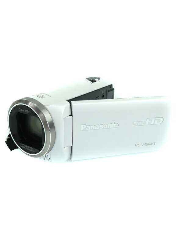 【Panasonic】パナソニック『デジタルハイビジョンビデオカメラ』HC-V480MS-W 2016年 ホワイト 32GB 光学50倍