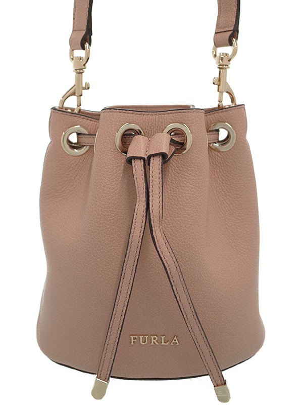 【FURLA】フルラ『巾着型 ショルダーバッグ』1028335 レディース 1週間保証【中古】(1020112890015): バッグ