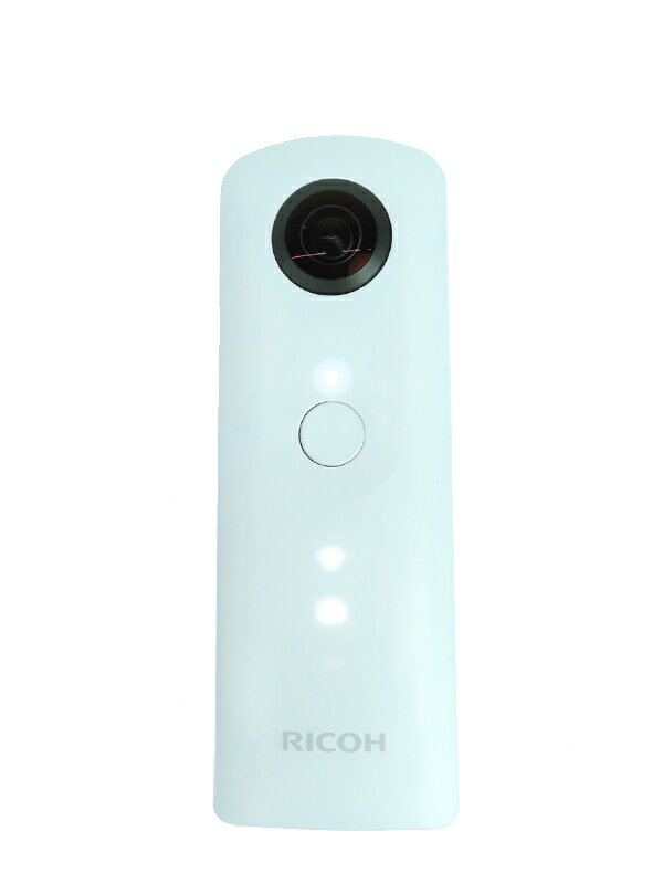 【RICOH】リコー『THETA SC ホワイト』1200万画素×2 8GB Wi-Fi 全天球カメラ 1週間保証【中古】