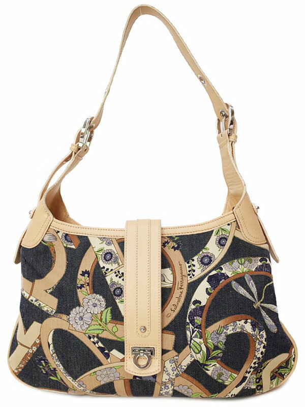 Salvatore Ferragamo フェラガモ FIBERIA美品 1120269390014.jpg