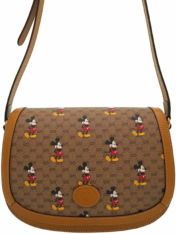 Gucci ディズニーコラボ グッチ Disney Gucci ミッキーマウス スモール ショルダーバッグ レディース 1週間保証 中古 バッグ 高山質店 公式オンラインショップ