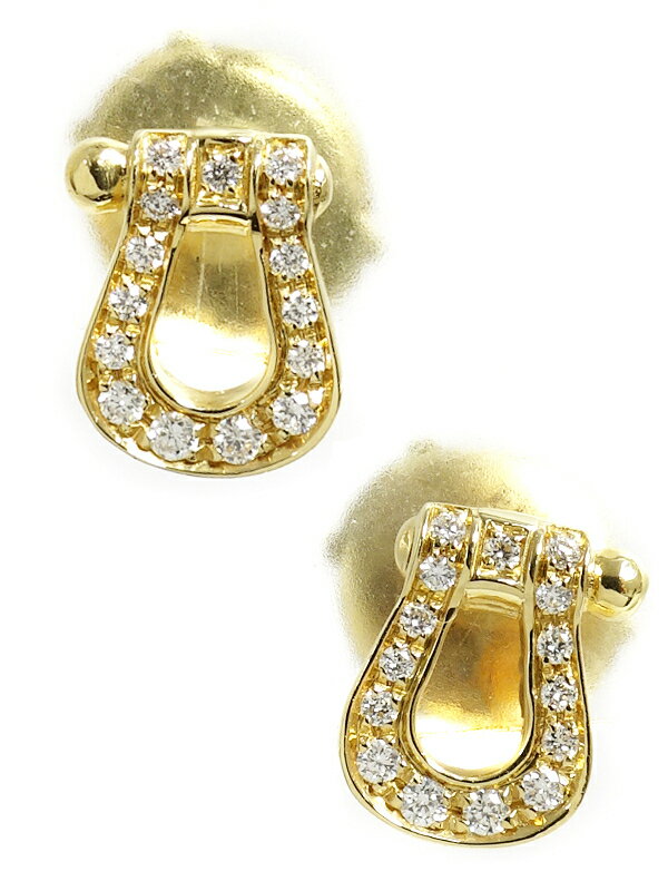 【FRED】フレッド『K18YG フォース10 スタッズ ピアス スモールモデル ダイヤモンド』1週間保証【中古】のサムネイル