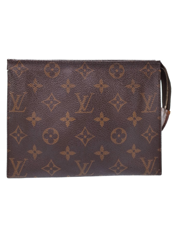 【LOUIS VUITTON】ルイヴィトン『モノグラム ポッシュ トワレ 19』M47544 レディース 化粧ポーチ 1週間保証【中古】のサムネイル