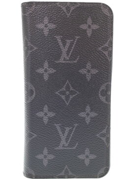 【LOUIS VUITTON】ルイヴィトン『モノグラム エクリプス IPHONE XS MAX フォリオ』M67484 メンズ アイフォンケース 1週間保証【中古】