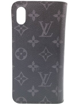 【LOUIS VUITTON】ルイヴィトン『モノグラム エクリプス IPHONE XS MAX フォリオ』M67484 メンズ アイフォンケース 1週間保証【中古】