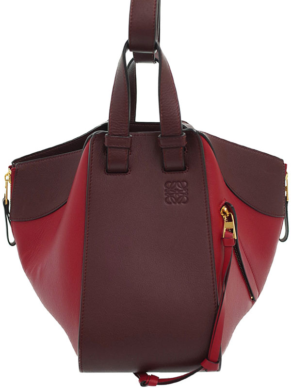 【LOEWE】【バイカラー】ロエベ『ハンモック スモールバッグ』レディース 2WAYバッグ 1週間保証【中古】(7200235860018