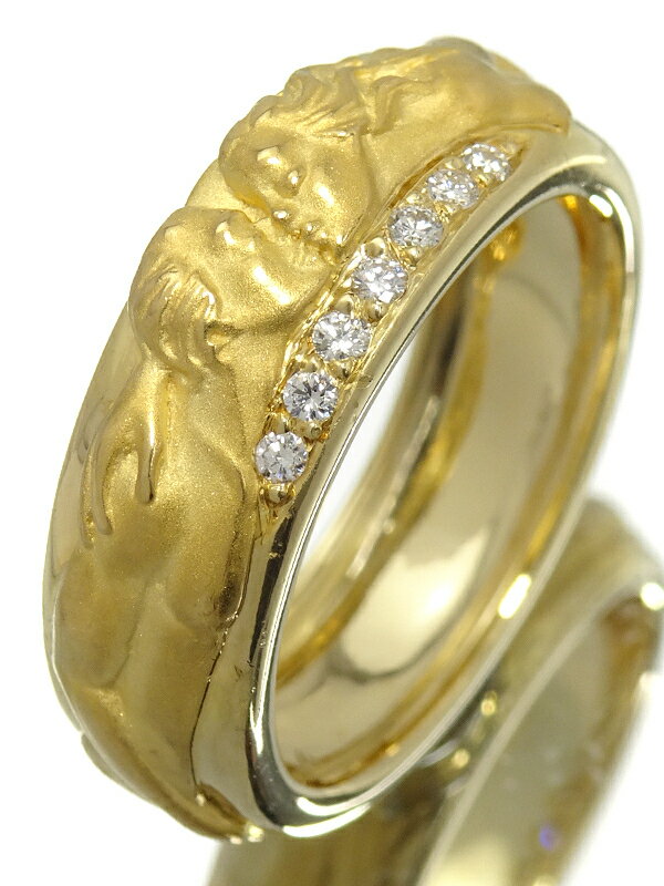 Carrera y Carrera アダムとイブ ルビーダイヤリング K18 Carrera y Carrera】【アダム＆イブ】カレライカレラ『K18YG 男女