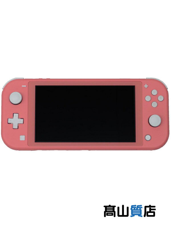 【Nintendo】任天堂『Nintendo Switch Lite 本体 コーラル』switch ゲーム機 1週間保証【中古】 名　称 Nintendo Switch Lite 本体 コーラル 種　類 switch ゲーム機 付属品 ・箱 ・充電コード 保証期間 1週間保証 ランク B 品 状　態 日常的に使用していたような使用感や傷などが見られる中古商品です。動作確認済みです。 ・タイプ 携帯ゲーム機 ・ディスプレイサイズ 5.5インチ ・ストレージ容量 32GB ・駆動時間(目安) 約3〜7時間 ・充電時間 約3時間※本体をスリープして充電したときの時間です。 ※写真はイメージです。