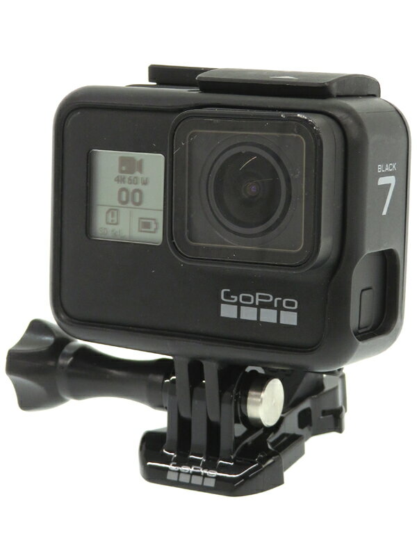 【GoPro】ゴープロ『HERO7 Black』CHDHX-701-FW 4K60ビデオ 12MP写真 防水 アクションカメラ 1週間保証