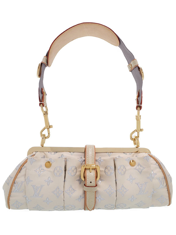 【LOUIS VUITTON】ルイヴィトン『モノグラム パステルグリッター サック フェルモワール GM』M95033 レディース セミショルダーバッグ 1週間保証【中古】