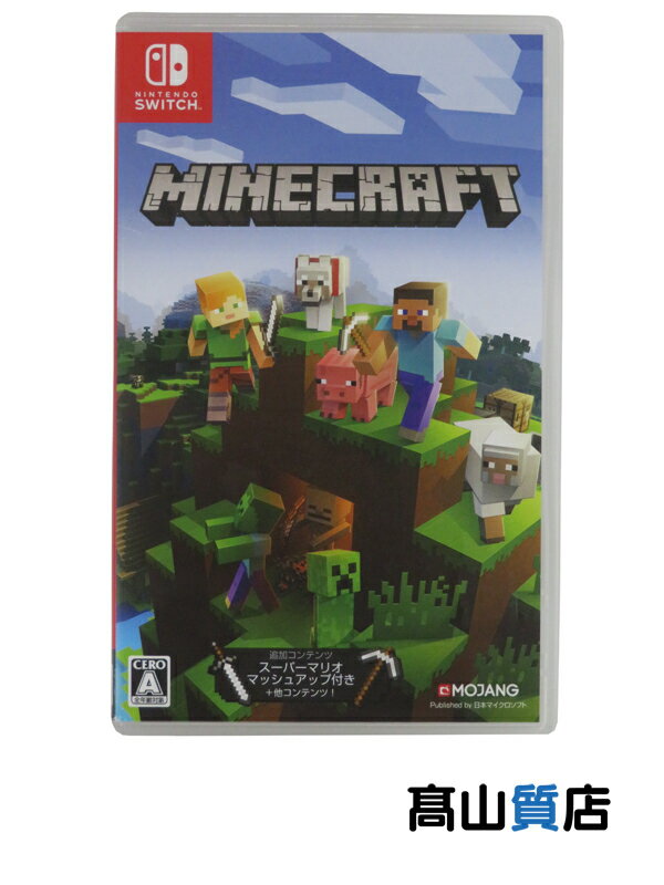 【Microsoft】マイクロソフト『Minecraft マインクラフト』switch ゲームソフト 1週間保証【中古】