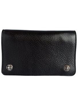 【Chrome Hearts】クロムハーツ『クロスボタン 2ジップ ウォレット』2246-304-0020-0200 メンズ 二つ折り長財布 1週間保証【中古】