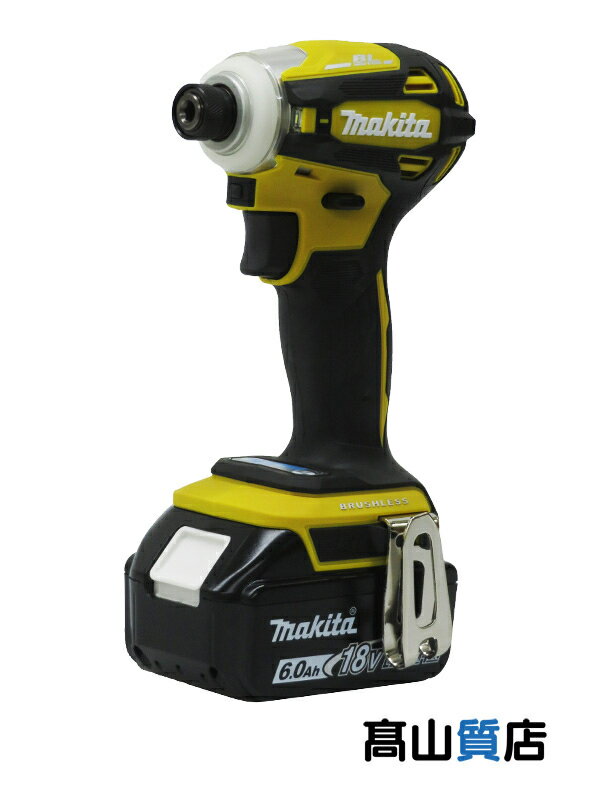 【makita】【未使用品】マキタ『充電式インパクトドライバー』TD172DGXFY 18V 6.0Ah×2 充電器 ケース付 1週間保証