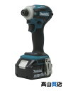 【makita】【未使用品】マキタ『充電式インパクトドライバー』TD172DRGX 18V 6.0Ah×2 充電器 ケース付 1週間保証【中古】