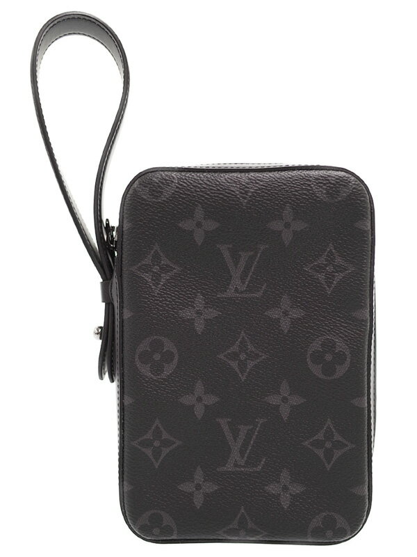 【LOUIS VUITTON】ルイヴィトン『モノグラム エクリプス ボックス クラッチ』M61872 メンズ セカンドバッグ 1週間保証【中古