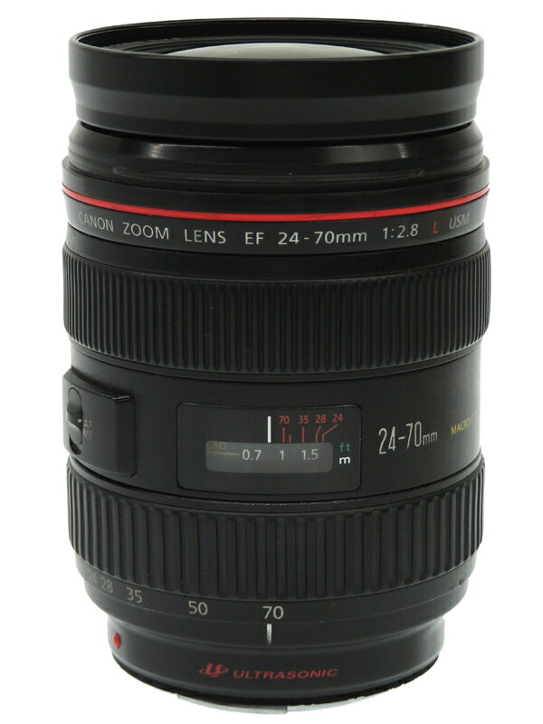 【Canon】キヤノン『EF24-70mm F2.8L USM』EF24-70L 非球面 標準ズーム 一眼レフカメラ用レンズ 1週間保証【中古】