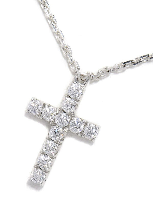 Cartier】カルティエ『K18WG シンボル クロス ネックレス Cartier】カルティエ『K18WG シンボル クロス ネックレス