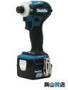 【makita】【未使用品】マキタ『充電式インパクトドライバ』TD162DRGX 青 14.4V 6.0Ah バッテリー×2 充電器 ケース付 1週間保証【中古】