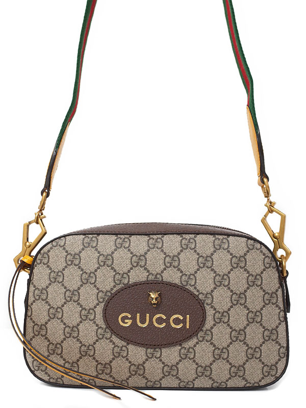 【GUCCI】グッチ『ネオ ヴィンテージ GGスプリーム メッセンジャーバッグ』476466 メンズ ショルダーバッグ 1週間保証【中古