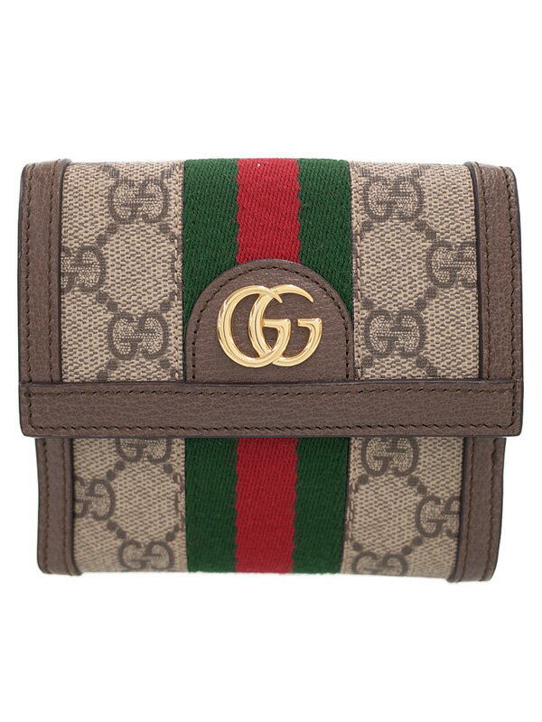 GUCCI】グッチ『GGスプリーム オフィディア GG フレンチ フラップ
