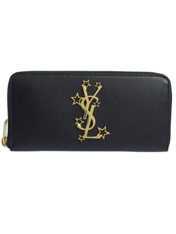 Saint Laurent - モノグラム ジップアラウンド ウォレット SAINT LAURENT PARIS】サンローランパリ『YSL モノグラム サン