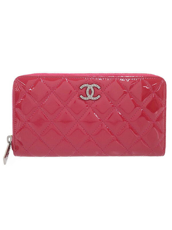 CHANEL】【シルバー金具】シャネル『ブリリアント マトラッセ ラウンド