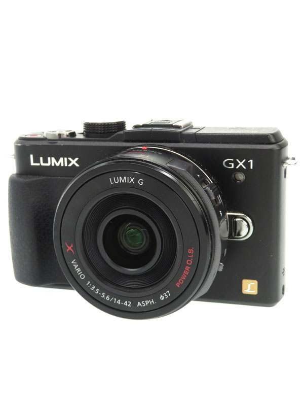 【Panasonic】パナソニック『LUMIX(ルミックス) GX1レンズキット』DMC-GX1X-K 2011年 1600万画素 ミラーレス一眼カメラ 1週間保証【中古】