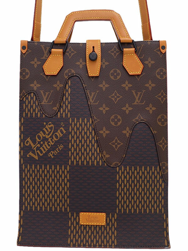 【LOUIS VUITTON】【ヴァージル・アブロー×NIGO】ルイヴィトン『ダミエ ジャイアント ミニトート』N40355 メンズ 2WAY