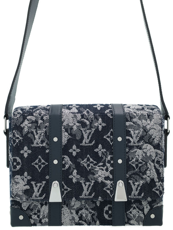 【LOUIS VUITTON】【ヴァージル・アブロー】ルイヴィトン『モノグラム タペストリー トランク メッセンジャーPM』M57282