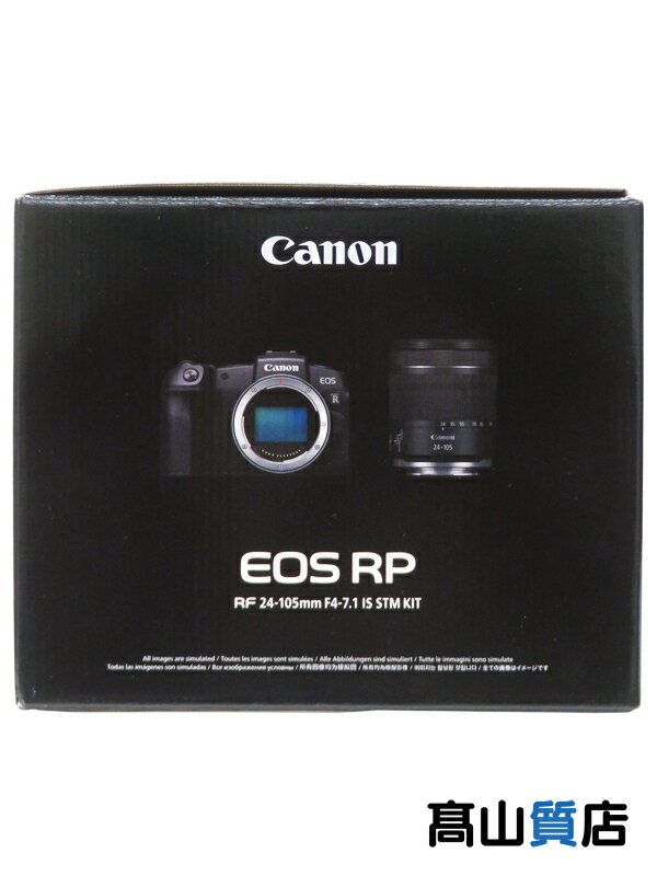 【Canon】【未使用品】キヤノン『EOS RP RF24-105 IS STM レンズキット 2620万画素 4K SDXC フルサイズ』3380C131 ミラーレス一眼カメラ 1週間保証【中古】