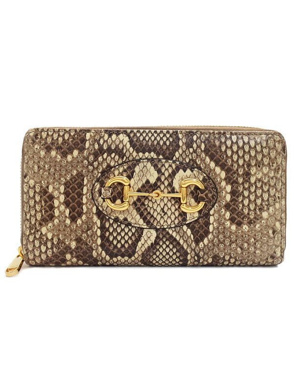 【GUCCI】グッチ『グッチ ホースビット 1955 パイソン ジップ