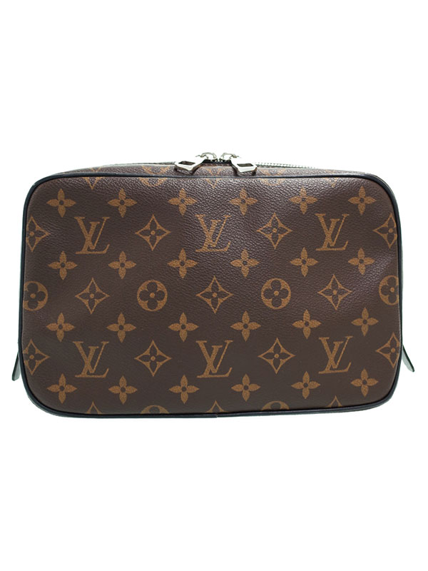 【LOUIS VUITTON】ルイヴィトン『モノグラム マカサー トゥルース トワレGM』M47506 メンズ トラベルポーチ 1週間保証【中古】