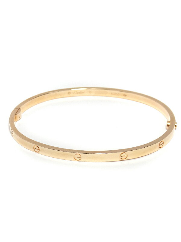 【Cartier】【メーカー仕上済】カルティエ『K18PG ラブブレス SM』ブレスレット 1週間保証【中古】のサムネイル