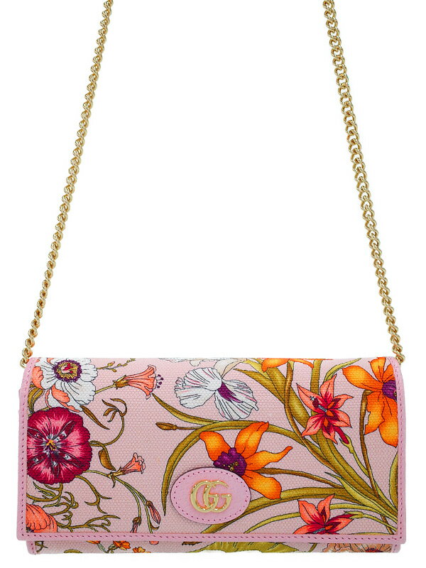 GUCCI】【日本限定】グッチ『フローラプリント チェーン GUCCI】【日本限定】グッチ『フローラプリント チェーン