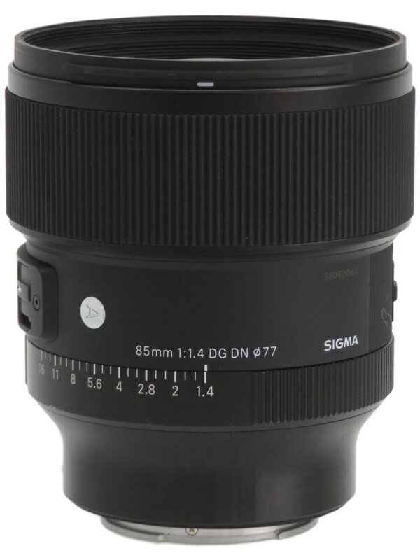 【SIGMA】シグマ『85mm F1.4 DG DN | Art ソニーEマウント用』フルサイズ ミラーレス一眼カメラ用レンズ 1週間保証【中古】