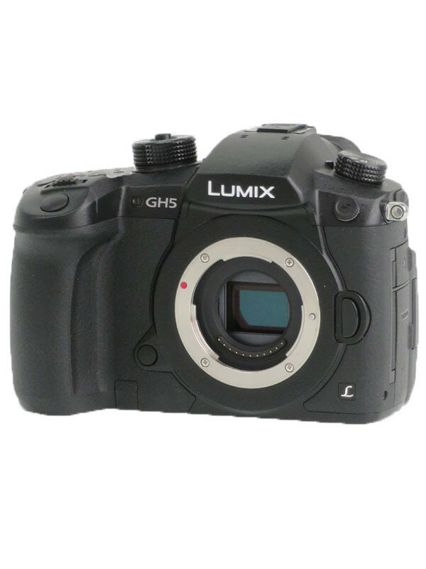 【Panasonic】パナソニック『LUMIX DC-GH5 ブラック ボディ』DC-GH5-K ミラーレス一眼カメラ 1週間保証【中古】