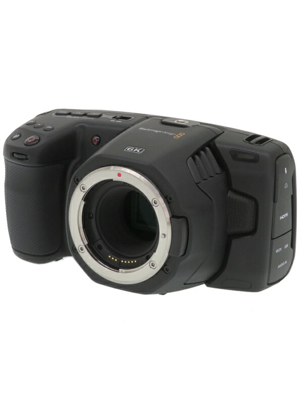 ブラックマジックデザイン『Blackmagic Pocket Cinema Camera 6K』アクティブ方式EFマウント スーパー35センサー シネマカメラ 1週間保証【中古】