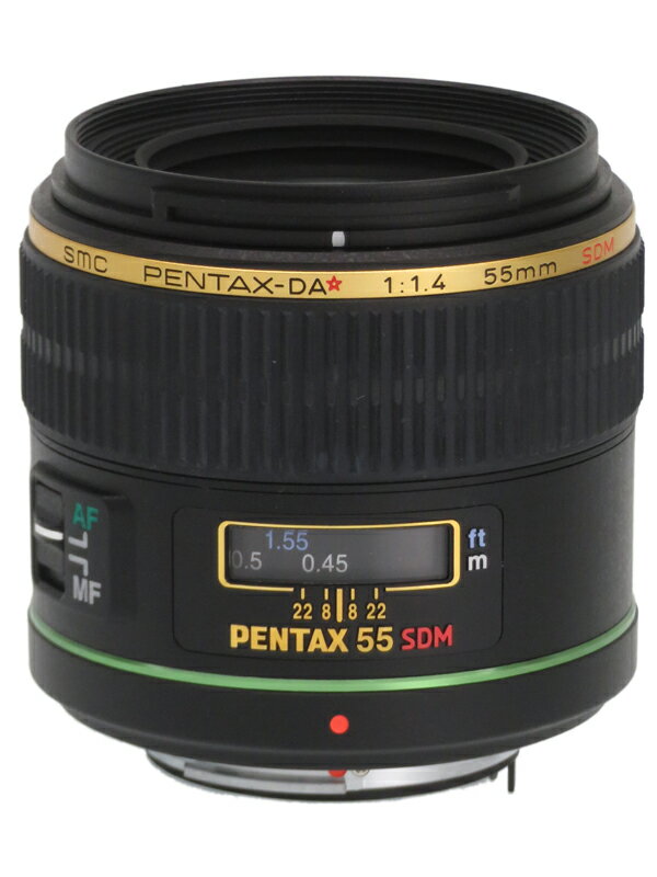 【PENTAX】ペンタックス『smc PENTAX-DA★55mmF1.4 SDM』レンズ 1週間保証【中古】