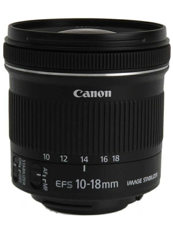 【Canon】キヤノン『EF-S10-18mm F4.5-5.6 IS STM』EF-S10-18ISSTM レンズ 1週間保証【中古】