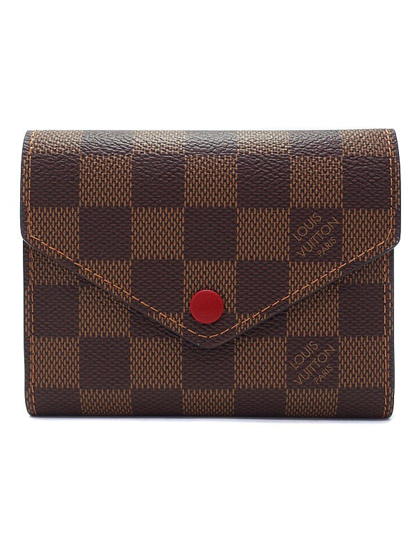 LOUIS VUITTON】ルイヴィトン『ダミエ ポルトフォイユ ヴィクトリーヌ