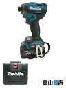 【makita】【未使用品】マキタ『40Vmax 充電式インパクトドライバ』TD002GRDX ブルー 40V 2.5Ah×2 充電器 ケース付 1週間保証【中古】