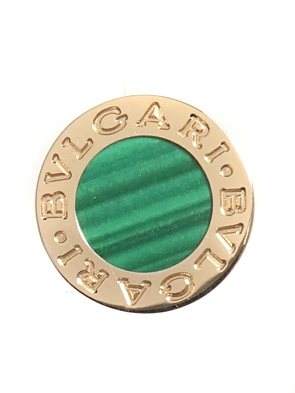 【BVLGARI】ブルガリ『K18PG ブルガリブルガリ マラカイト シングル ピアス』354729 1週間保証【中古】のサムネイル