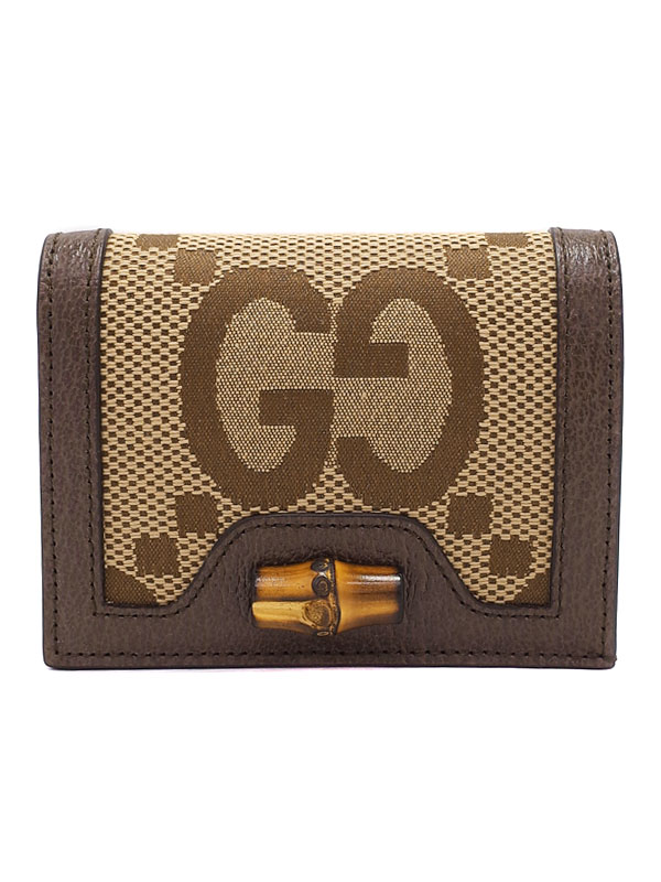 【GUCCI】グッチ『グッチ ダイアナ オンライン限定 ジャンボGG カードケース』658244 レディース 1週間保証【中古】のサムネイル