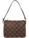 【LOUIS VUITTON】ルイヴィトン『ダミエ トゥルース メイクアップ』N51982 レディース アクセサリーポーチ 1週間保証【中古】