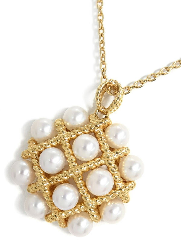 NINA RICCI】ニナリッチ『K18YG パール4.0~4.1mm ネックレス』1 NINA RICCI】ニナリッチ『K18YG パール4.0~4.1mm ネックレス』1